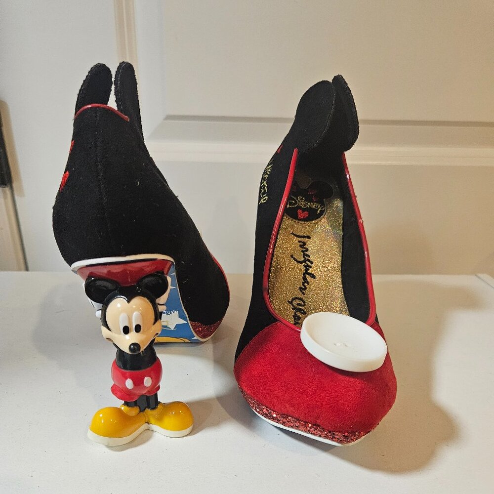 DISNEY MICKEY MOUSE Irregular Choice Novelty Heel Pump